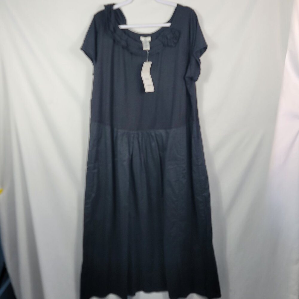 2 Friends Plus Size Dress Women's Size 22 Short Sleeve Long Length NEW